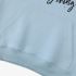 Sky Blue Letters Print Hoodie GM8804-171