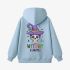 Sky Blue Skeletons Graphic Hoodie GM8804-211