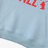 Sky Blue Letter Graphic Hoodie GM8804-226