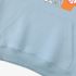 Sky Blue Letter Graphic Hoodie GM8804-237