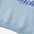 Sky Blue Letter Graphic Hoodie GM8804-239