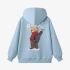 Sky Blue Cartoon Graphic Hoodie GM8804-240