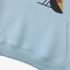 Owl Geometric Graphic Sky Blue Hoodie GM8804-261