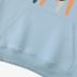 kitten Geometric Graphic Sky Blue Hoodie GM8804-265