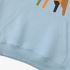 Goat Geometric Graphic Sky Blue Hoodie GM8804-266