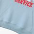 Letter Graphic Sky Blue Hoodie GM8804-286