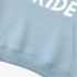 Letter Graphic Sky Blue Hoodie GM8804-289