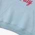 Letter Graphic Sky Blue Hoodie GM8804-297