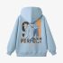 Autumn Sky Blue Print Hoodie GM8804-29