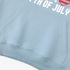 Letter Graphic Sky Blue Hoodie GM8804-306