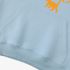 Letter Graphic Sky Blue Hoodie GM8804-313