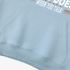 Letter Graphic Sky Blue Hoodie GM8804-317