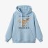 Sky Blue Cartoon Print Hoodie GM8804-38