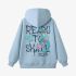 Sky Blue Cartoon Print Hoodie GM8804-39