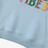 Sky Blue Letters Print Hoodie GM8804-54