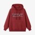 Red Letters Print Hoodie GM8805-112