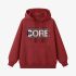 Red Letters Print Hoodie GM8805-131