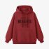 Red Letters Print Hoodie GM8805-165