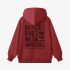 Red Letters Print Hoodie GM8805-166