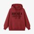 Red Letters Print Hoodie GM8805-168