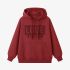 Red Letters Print Hoodie GM8805-169