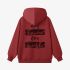 Red Letters Print Hoodie GM8805-172