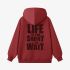 Red Letters Print Hoodie GM8805-177