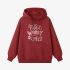 Red Letter Graphic Hoodie GM8805-195