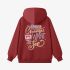 Red Letter Graphic Hoodie GM8805-197