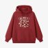 Red Animal Graphic Hoodie GM8805-248