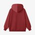 Hippo Geometric Graphic Red Hoodie GM8805-256