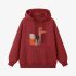 Fox Geometric Graphic Red Hoodie GM8805-258