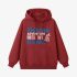 Fish Letter Red Hoodie GM8805-278