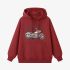 Motorcycle Graphic Red Hoodie GM8805-290