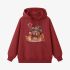 Red Cartoon Print Hoodie GM8805-78