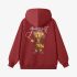 Red Cartoon Print Hoodie GM8805-95