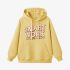 Yellow Letters Print Hoodie GM8806-102