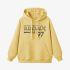 Yellow Letters Print Hoodie GM8806-106