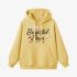 Yellow Letters Print Hoodie GM8806-109