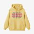 Yellow Letters Print Hoodie GM8806-110