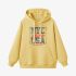 Yellow Letters Print Hoodie GM8806-118