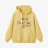 Yellow Letters Print Hoodie GM8806-121