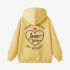 Yellow Letters Print Hoodie GM8806-122