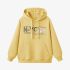 Yellow Letters Print Hoodie GM8806-124