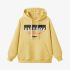 Yellow Letters Print Hoodie GM8806-130