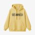 Yellow Letters Print Hoodie GM8806-138