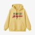 Yellow Letters Print Hoodie GM8806-149