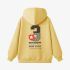 Yellow Numbers Print Hoodie GM8806-152