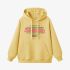 Yellow Letters Print Hoodie GM8806-153