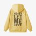 Yellow Letters Print Hoodie GM8806-158